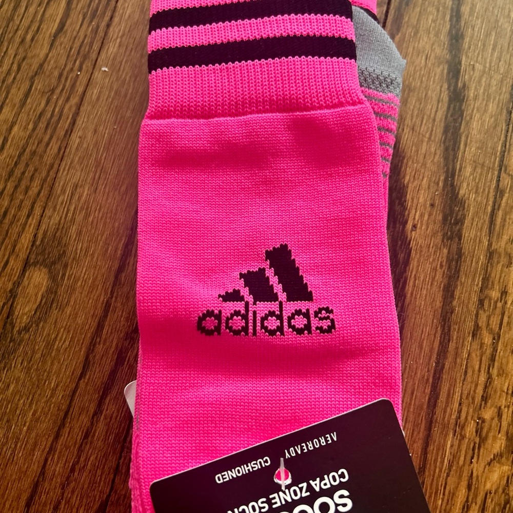 Adidas Pink Soccer ⚽️ Socks